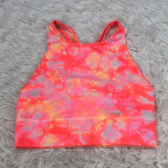 lululemon athletica Other - Lululemon Energy Bra High Neck Long Line Shibori